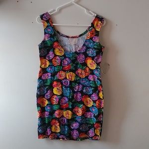 Colorfully flowers dress
